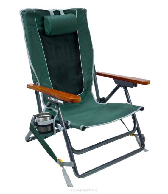 LLBean GCI Wilderness Recliner Unisex J46J1441 Camping Furniture Hunter Green