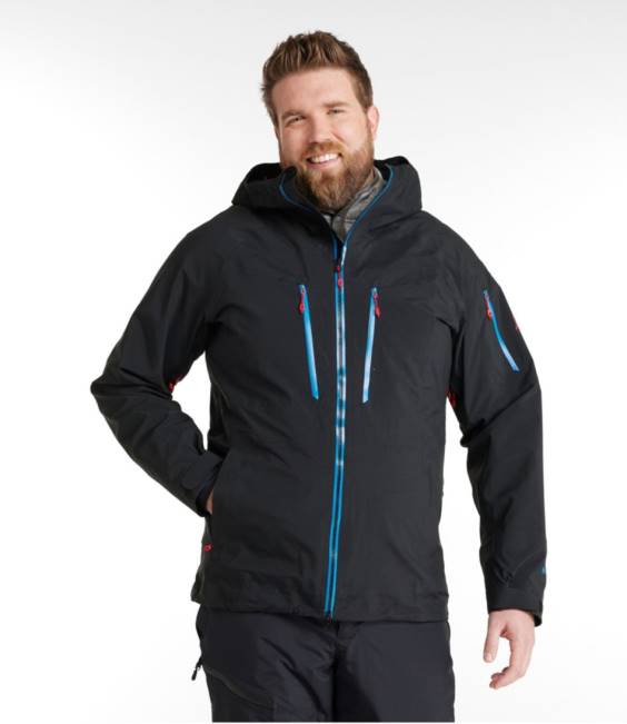 LLBean GORE-TEX Pro Patroller Jacket Men J46J3687 Outerwear Midnight Black