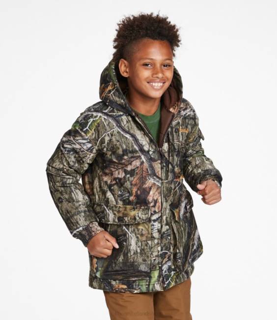 LLBean Gamehide Tundra Hunting Jacket Kids J46J944 Outerwear Mossy Oak Country DNA
