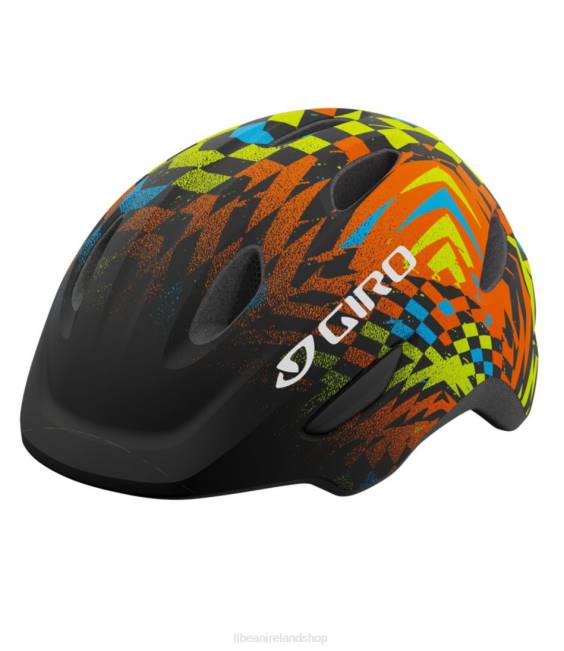 LLBean Giro Scamp Bike Helmet Unisex J46J3982 Outdoor Equipment Matte Black Check Fade