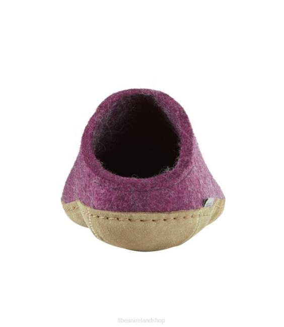 LLBean Glerups Wool Slippers Men J46J5201 Footwear Cranberry