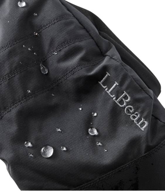 LLBean Gore-Tex PrimaLoft Ski Mittens Men J46J796 Accessories Black