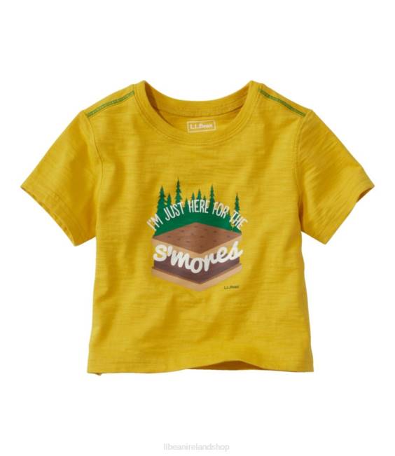 LLBean Graphic Tee Kids J46J3347 Clothing Golden Lemon