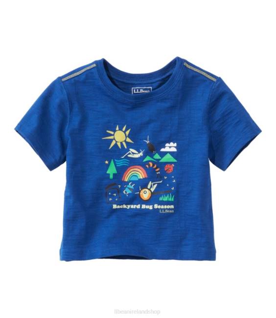 LLBean Graphic Tee Kids J46J4911 Clothing Regatta Blue Bugs
