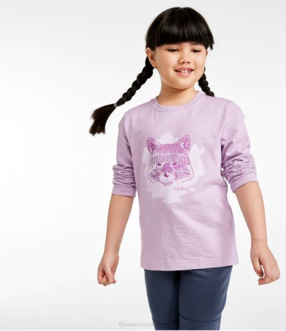 LLBean Graphic Tee Kids J46J5929 Clothing Dark Pine Wolf