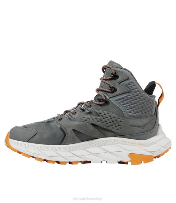 LLBean HOKA Anacapa GORE-TEX Hiking Boots Men J46J1166 Footwear CastleRock/Harbor Mist