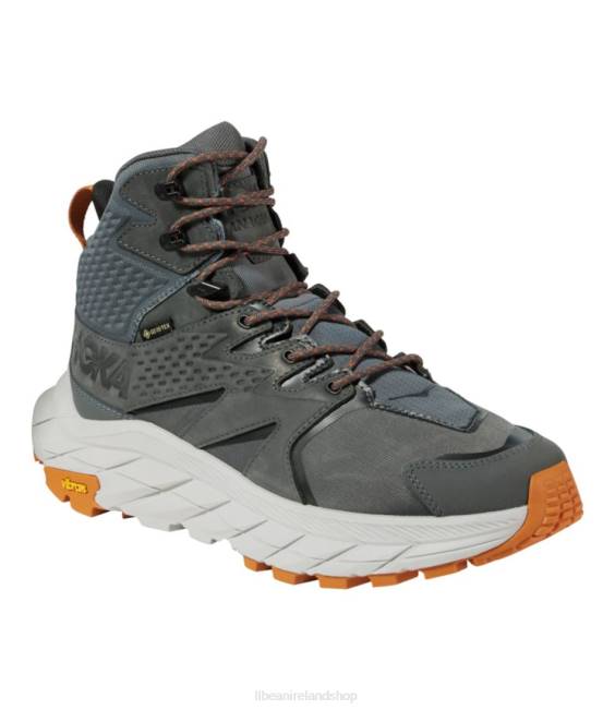 LLBean HOKA Anacapa GORE-TEX Hiking Boots Men J46J1166 Footwear CastleRock/Harbor Mist