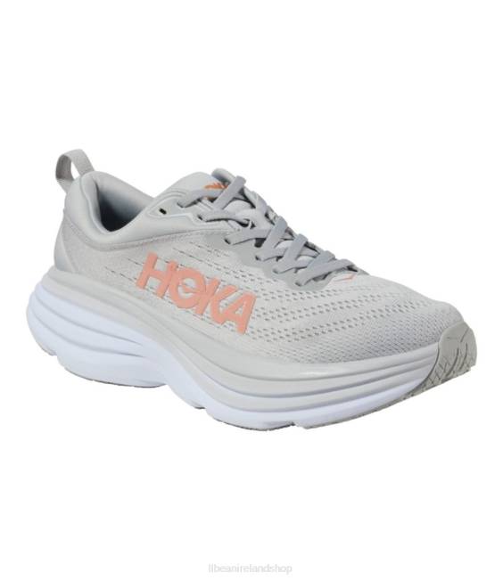 LLBean HOKA Bondi 8 Running Shoes Women J46J1184 Footwear Harbor Mist/Lunar Rock
