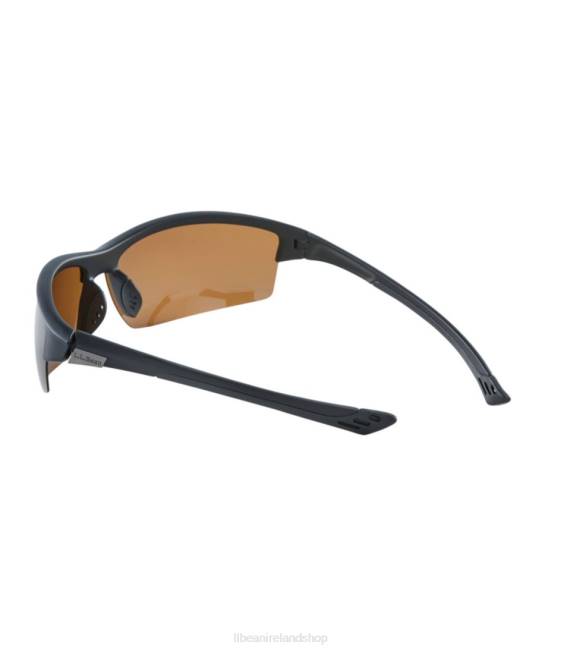 LLBean Half-Time Polarized Sunglasses Unisex J46J4024 Outdoor Accessories Shiny Dark Demi/Brown