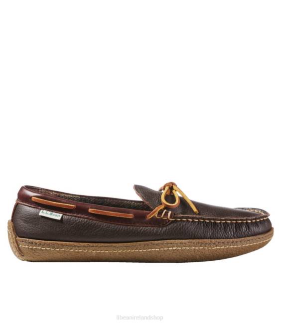 LLBean Handsewn Slippers Men J46J3709 Footwear Brown