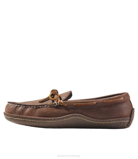 LLBean Handsewn Slippers Men J46J3709 Footwear Brown