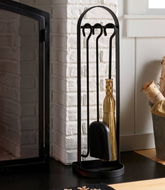 LLBean Hearthside Tool Set Unisex J46J2838 Home Decor Black