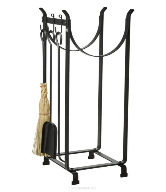 LLBean Hearthside Wood Rack Unisex J46J2860 Home Decor Black