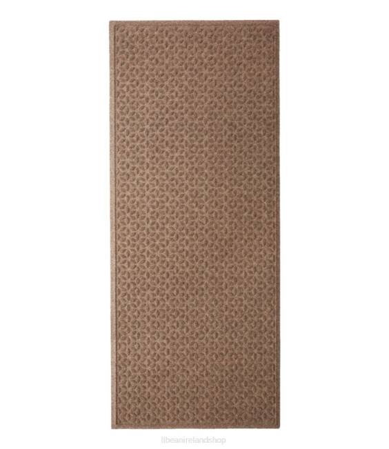 LLBean Heavyweight Recycled Waterhog Mat Runner Blooming Circles Unisex J46J4419 Home Goods Khaki