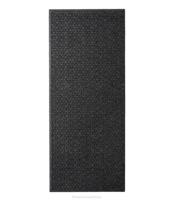 LLBean Heavyweight Recycled Waterhog Mat Runner Blooming Circles Unisex J46J5575 Home Goods Charcoal