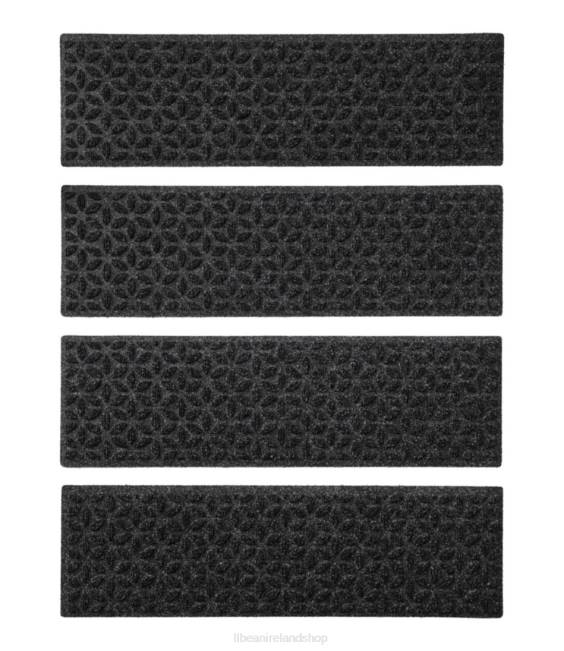 LLBean Heavyweight Waterhog Mat Set of Four Unisex J46J5599 Home Goods Charcoal