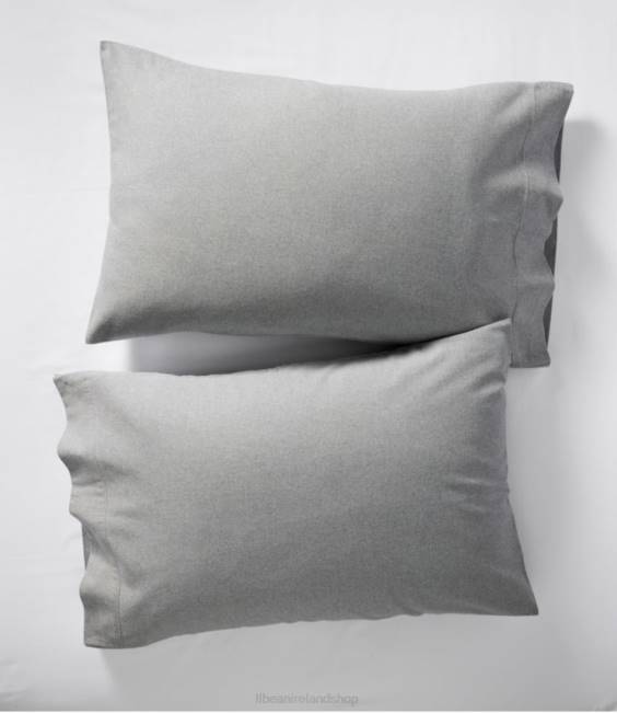 LLBean Heritage Chamois Flannel Sheet Collection Heather Unisex J46J2784 Bedding Heather Gray