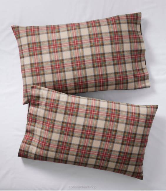 LLBean Heritage Chamois Flannel Sheet Collection Plaid Unisex J46J5521 Bedding Antique Dress Stewart