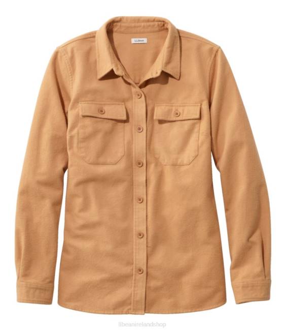LLBean Heritage Chamois Shirt Women J46J3306 Clothing Barley