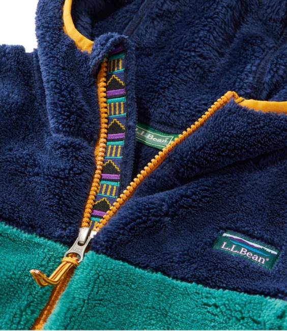 LLBean Hi-Pile Fleece Kids J46J902 Outerwear Bright Navy/Warm Teal