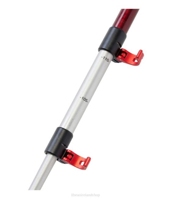 LLBean Hikelite Antishock Hiking Poles Unisex J46J1447 Outdoor Equipment Matte Red