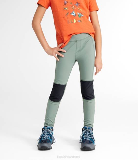 LLBean Hiking Trail Tights Kids J46J3661 Clothing Sea Green