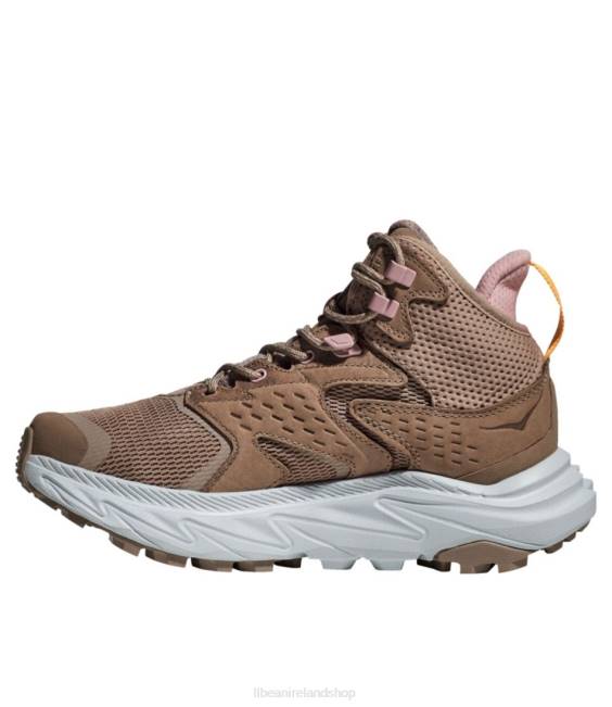 LLBean Hoka Anacapa 2 GORE-TEX Hiking Boots Women J46J1054 Footwear Dune/Ice Flow