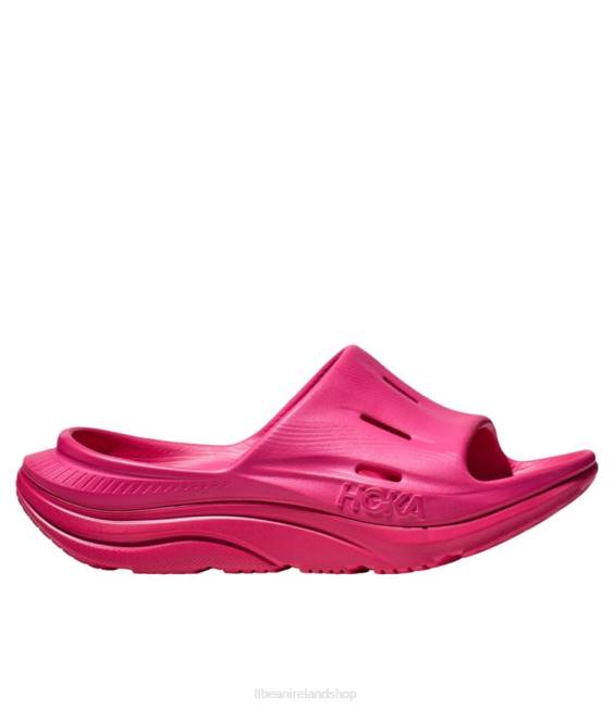 LLBean Hoka Ora Recovery Slides 3 Women J46J3759 Footwear Pink Yarrow