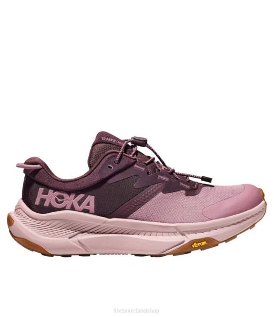 LLBean Hoka Transport Shoes Women J46J1018 Footwear Raisin/Wistful Mauve