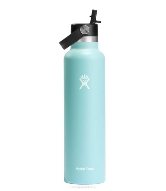 LLBean Hydro Flask Standard Mouth Water Bottle with Flex Straw Cap Unisex J46J4100 Outdoor Accessories Dew