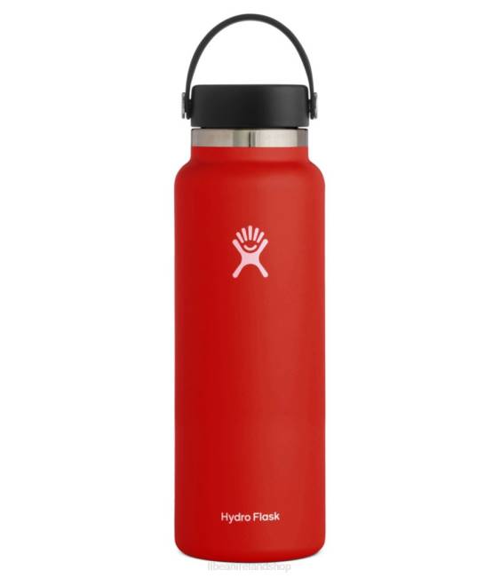 LLBean Hydro Flask Wide Mouth Water Bottle Unisex J46J4028 Outdoor Accessories Goji