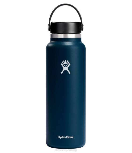 LLBean Hydro Flask Wide Mouth Water Bottle Unisex J46J6161 Outdoor Accessories Indigo