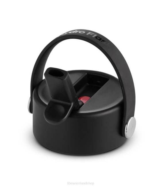 LLBean Hydro Flask Wide Mouth Water Bottle with Flex Straw Cap Unisex J46J6734 Outdoor Accessories Black