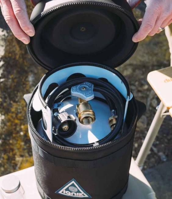 LLBean IGNIK Gas Growler Deluxe Unisex J46J1730 Camping Kitchen Black