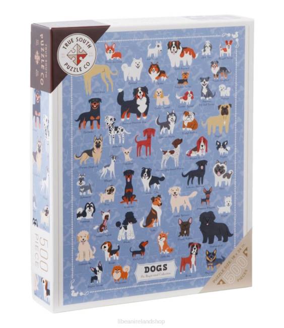 LLBean Illustrated Dogs Puzzle Unisex J46J2087 Games  Recreation Multi