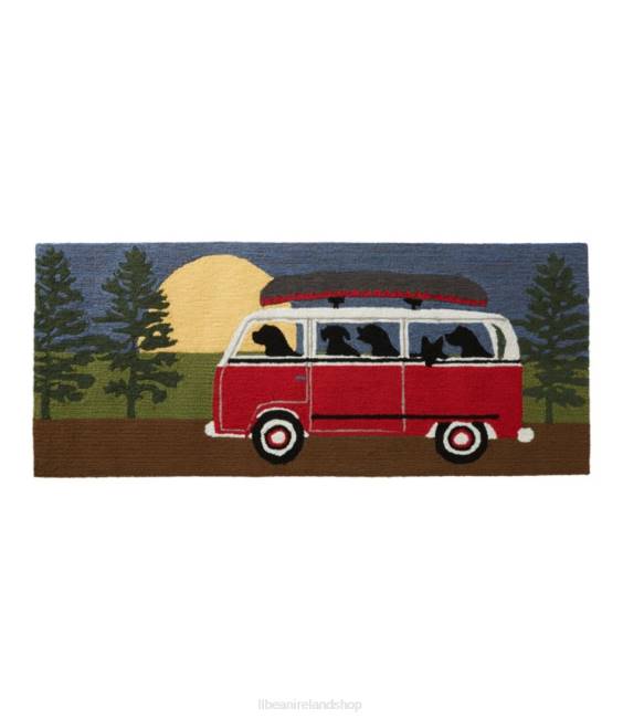 LLBean Indoor/Outdoor Vacationland Runner Dog Bus Unisex J46J2776 Home Goods Multi