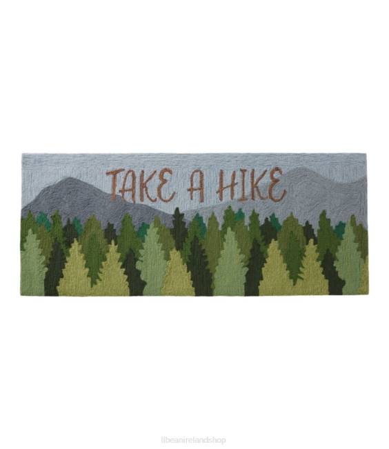 LLBean Indoor/Outdoor Vacationland Runner Mountain Scene Unisex J46J2816 Home Goods Multi