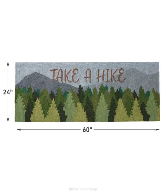 LLBean Indoor/Outdoor Vacationland Runner Mountain Scene Unisex J46J2816 Home Goods Multi