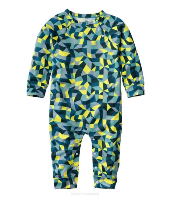 LLBean Infants Wicked Warm Underwear Kids J46J144 Clothing Citrus Green Geo