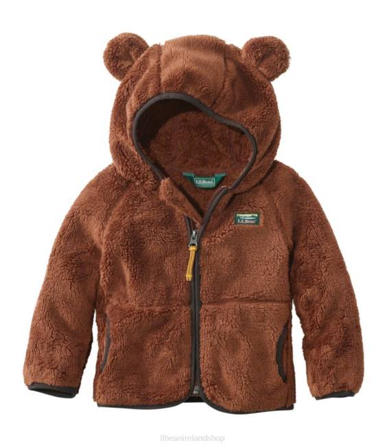 LLBean Infants and Hi-Pile Fleece Jacket Kids J46J5904 Clothing Dark Barley