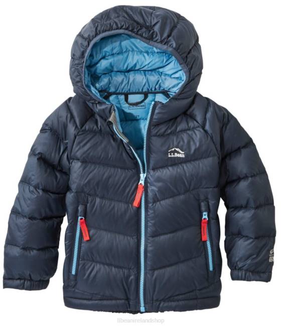 LLBean Infants and Toddlers Ultralight 650 Down Jacket Kids J46J3640 Outerwear Carbon Navy