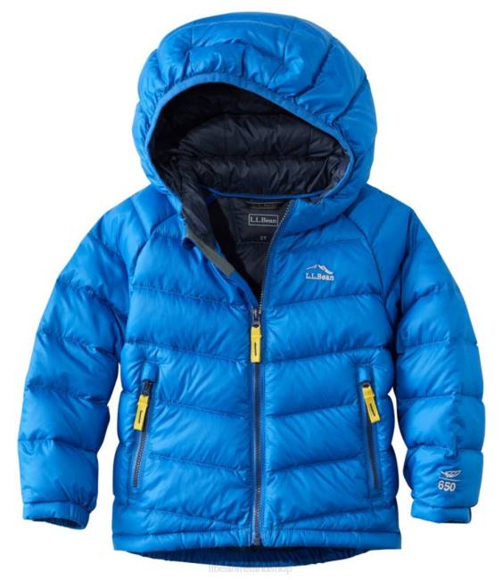 LLBean Infants and Toddlers Ultralight 650 Down Jacket Kids J46J5107 Outerwear Deep Sapphire