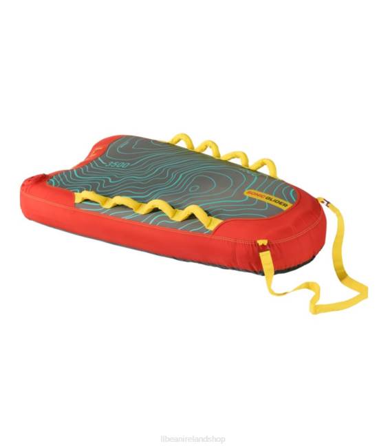 LLBean Inflatable Sonic Glider Sled Unisex J46J2194 Games  Recreation Black/Red