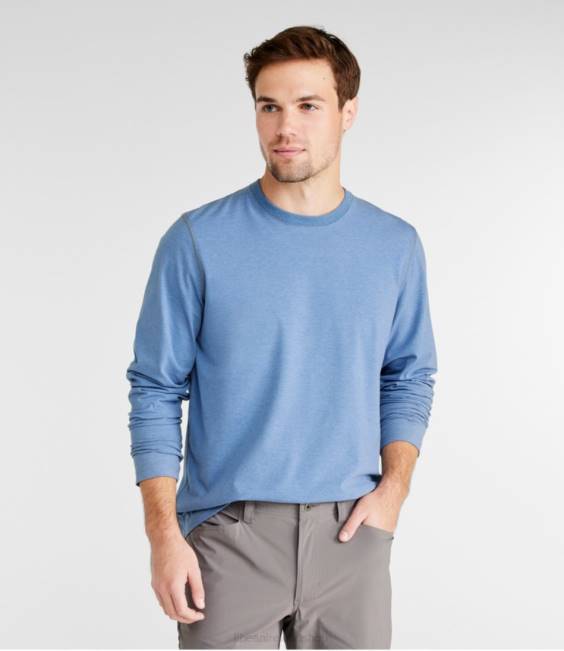 LLBean Insect Shield Field Tee Men J46J3852 Clothing Baltic Blue