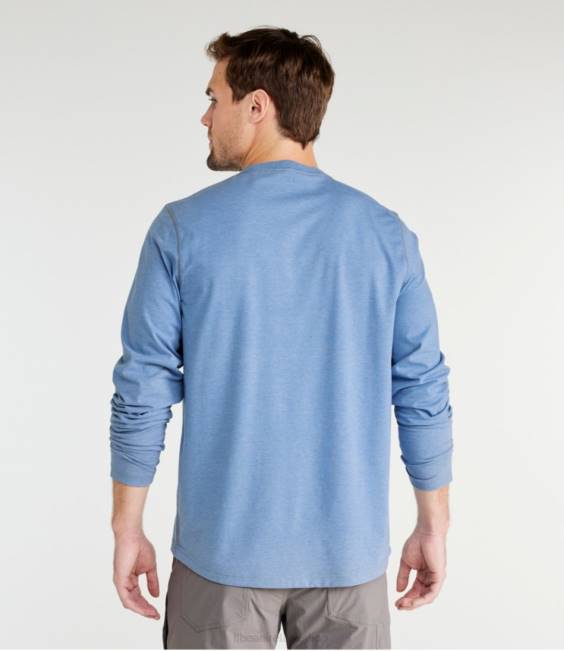 LLBean Insect Shield Field Tee Men J46J3852 Clothing Baltic Blue