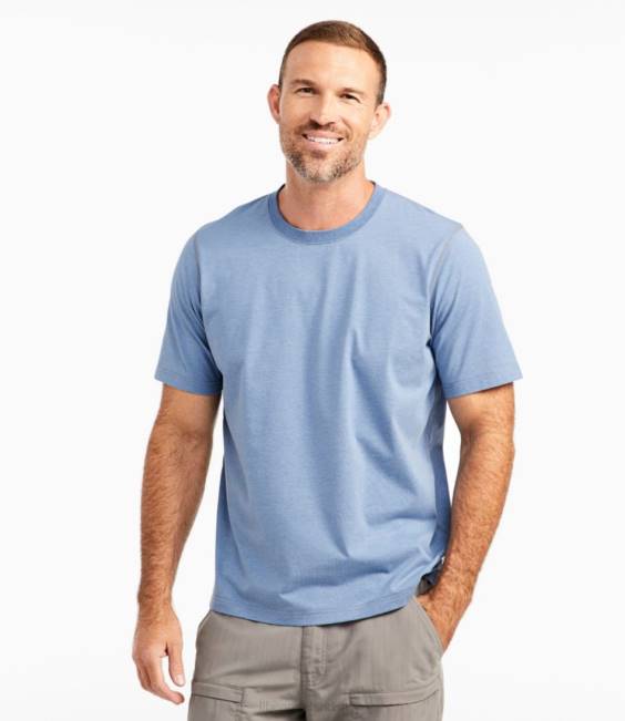 LLBean Insect Shield Field Tee Men J46J4819 Clothing Dark Amber