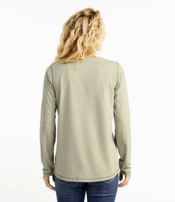 LLBean Insect Shield Field Tee Women J46J3845 Clothing Baltic Blue