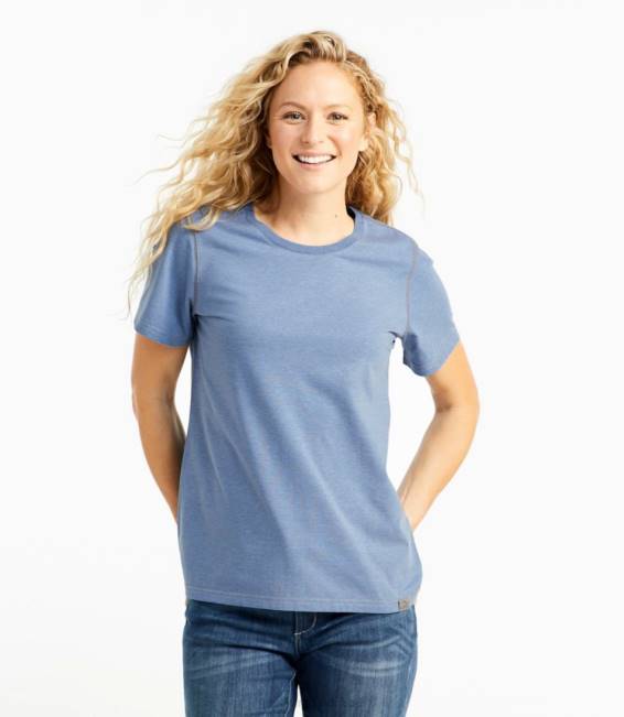 LLBean Insect Shield Field Tee Women J46J3862 Clothing Washed Orchid