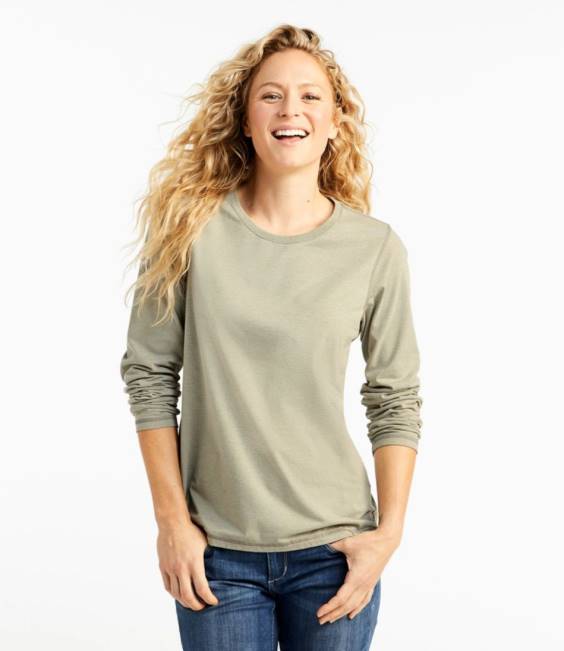 LLBean Insect Shield Field Tee Women J46J6121 Clothing Dusty Sage