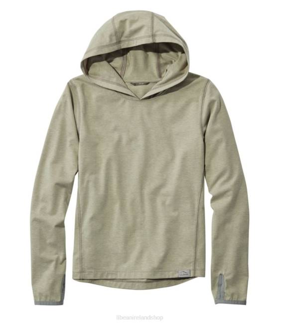 LLBean Insect Shield Hoodie Kids J46J5883 Fishing Dusty Sage